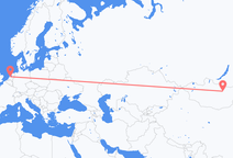 Flug frá Úlan Bator til Amsterdam