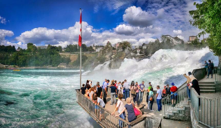 photo of view of Schaffhausen, Switzerland.