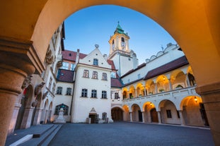 View on the old town of Brno, Czech Republic.