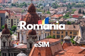 Bukarest Data eSIM 0,5 GB dagligt til 50 GB 30 dage