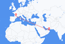 Flights from Muscat to Toulouse