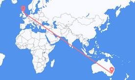 Vols de l’Australie vers l’Écosse