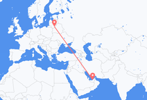 Abu Dhabi to Vilnius
