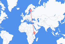 Flyrejser fra Mount Kilimanjaro til Tallinn