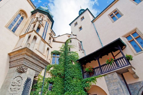 Photo of the Italian Court, palace in Kutna Hora, Czech Republic.