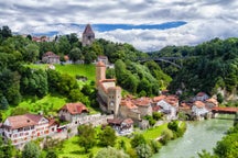 Hoteller og steder å bo i Fribourg, Sveits