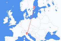 Flights from Bologna to Stockholm