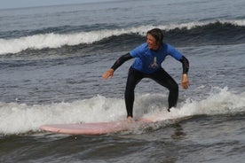 Lección privada de surf en Famara