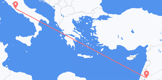 Vols de la Jordanie pour l’Italie