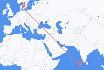 Flights from Malé to Copenhagen