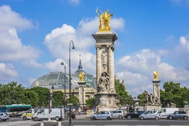 Photo of Lille, the Porte de Paris, view from the belfry of the city hall.