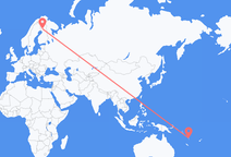 Flyg från Luganville till Rovaniemi
