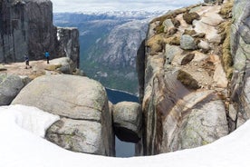 Kjerag Wanderung in der Nebensaison