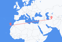 Vols d’Achgabat à Las Palmas de Grande Canarie