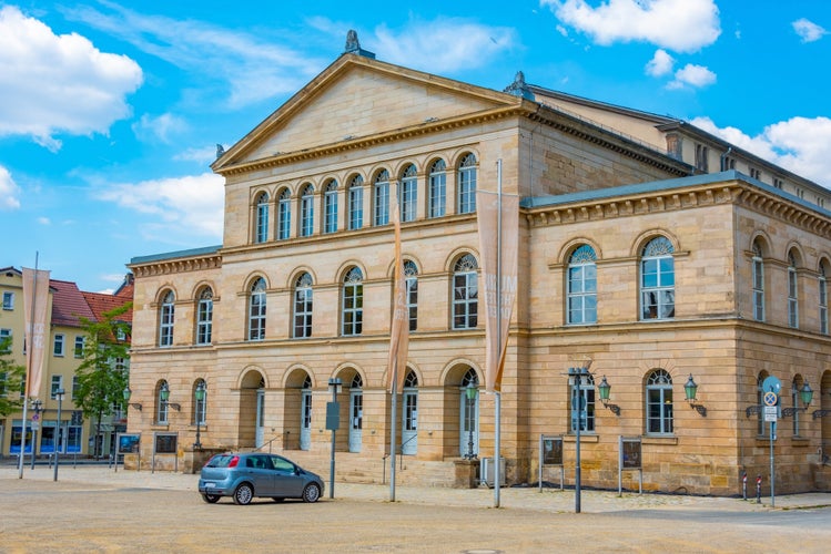 Photo of Landestheater in German city Coburg . 