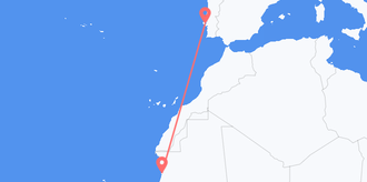 Flights from Mauritania to Portugal