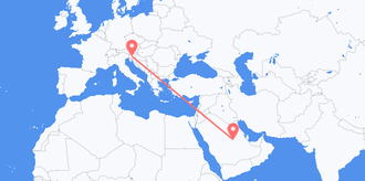 Flüge von Saudi-Arabien in Slowenien