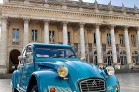 Besøk av Bordeaux Unesco i en klassisk bil og delikatesser