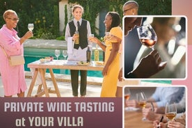 dégustation de vins dans votre villa