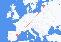 Flights from Valencia to Riga