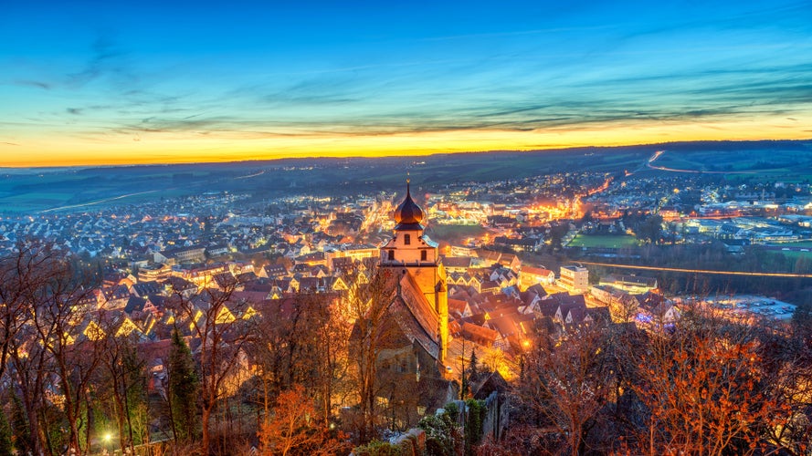 Photo of  Sunset shot as High Dynamic Range.Herrenberg, Germany.