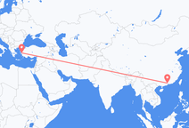 광저우 출발, 이즈미르 도착 항공편