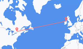 Flights from Canada to Northern Ireland