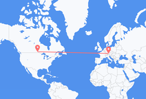 Flug frá Winnipeg til München