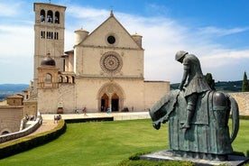 Visita privada a pie de Asís, incluida la Basílica de San Francisco