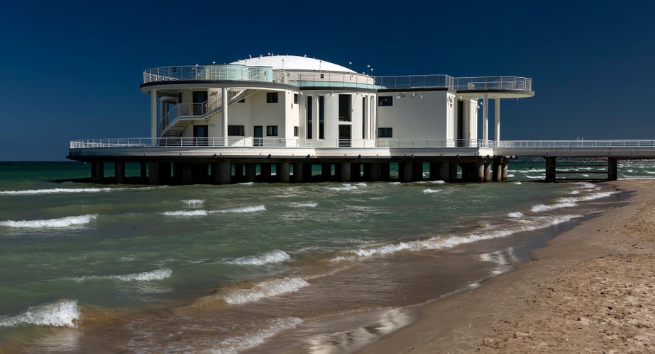 Senigallia – Rotonda a Mare is a structure overlooking the sea built with a shell shape in liberty style