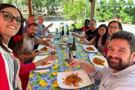 Cooking Class from Taormina in a Farm with Olive Oil Tasting