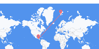 Flyrejser fra El Salvador til Svalbard & Jan Mayen