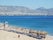 Photo of  A popular beach on the city coast, Piraeus, Greece.