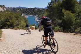  Passeio privado de bicicleta elétrica para Calanques ou cidade