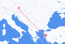 Flyrejser fra Izmir til Graz