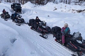 Snowmobile or UTV Safari in centrum of Alta city. close to harbor