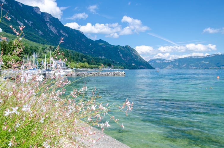 Photo of Lac du Bourgets Lake Bourget near Chambery.