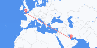 Qatar to Guernsey