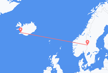 아이슬란드 레이캬비크에서 출발해 스웨덴 Rörbäcksnäs에게(으)로 가는 항공편