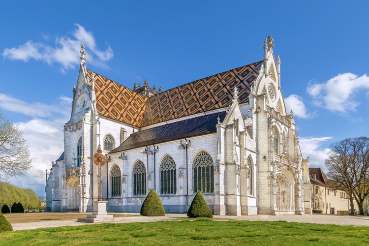 Royal Monastery of Brou in Bourg en Bresse, France