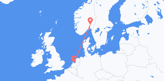 the Netherlands to Norway