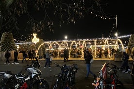 Genebra de bicicleta elétrica Nações Unidas Lago e fonte da cidade velha