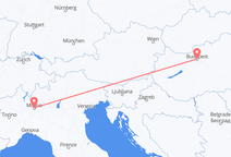 Flights from Milan to Budapest