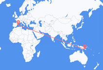 Flights from Port Moresby to Palma