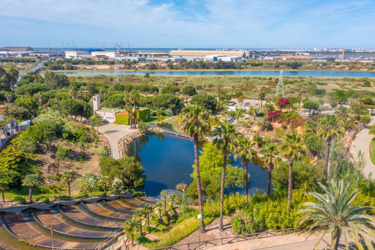 Photo of Botanical garden Jose Celestino Mutis at La Rabida in Spain.