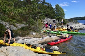 Excursion d'une journée en kayak en petit groupe dans l'archipel de Stockholm