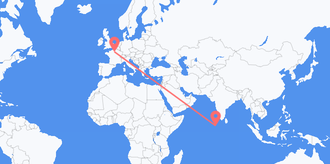 Voli dalle Maldive per la Francia