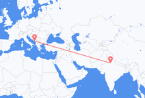 Vluchten van New Delhi naar Tivat