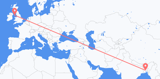 Flüge von Bangladesch nach die Isle of Man