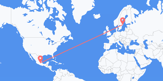 Flights from Mexico to Sweden